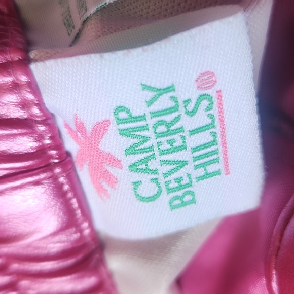 Camp beverly hills Metallic y2k faux leather pants 5-6 - Picture 9 of 12